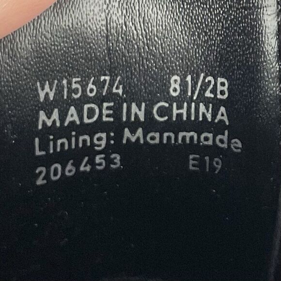 Cole Haan Maggie Black Suede & Fabric Slip On Ankle Booties Boots Sz 8.5 B - Picture 5 of 8